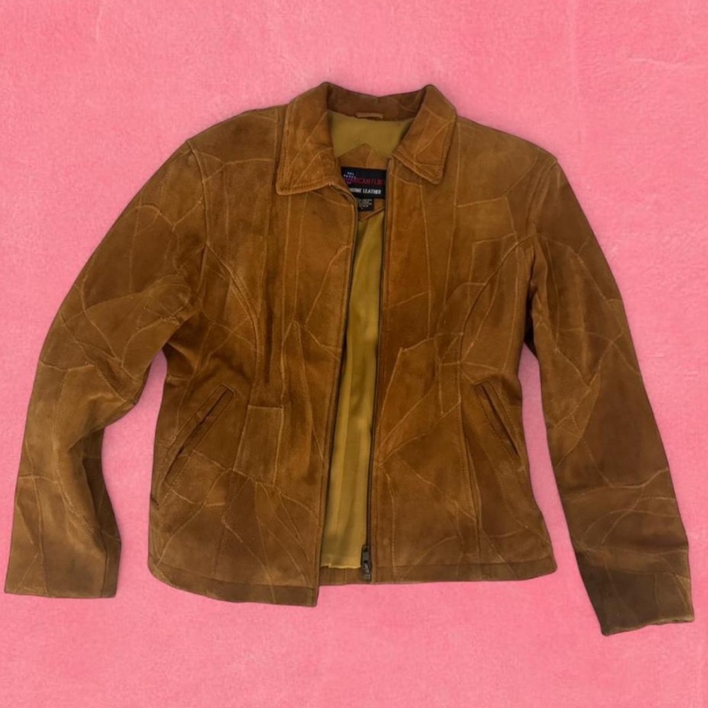 Suede leather Jacket